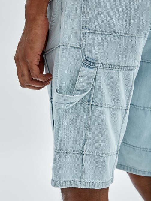 جيس شورت جينز رمادي