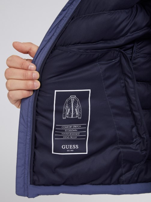 جاكيت مبطن أزرق Guess