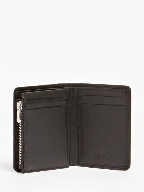 Guess New Boston Real Leather Wallet. جيس محفظة بوسطن من الجلد الحقيقي. جيس محفظة بوسطن من الجلد الحقيقي