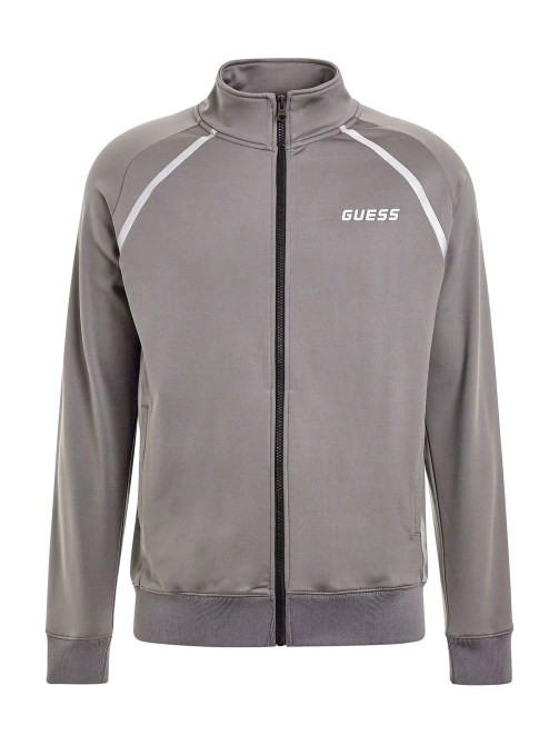 كنزة بشعار أمامي رمادي Guess