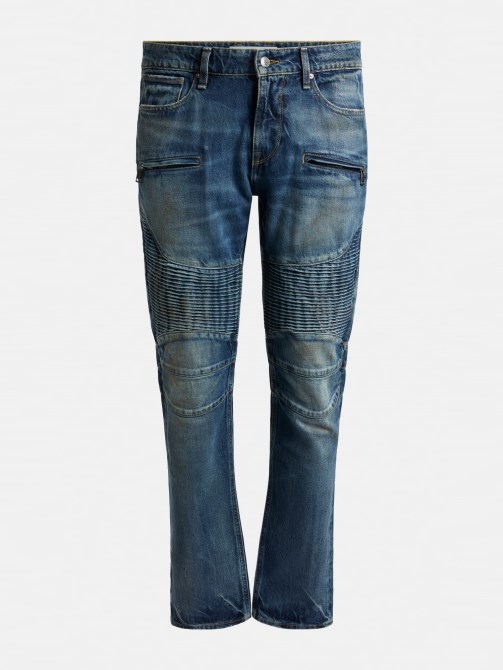 بنطلون دينم بقصة ضيقة من Guess Biker