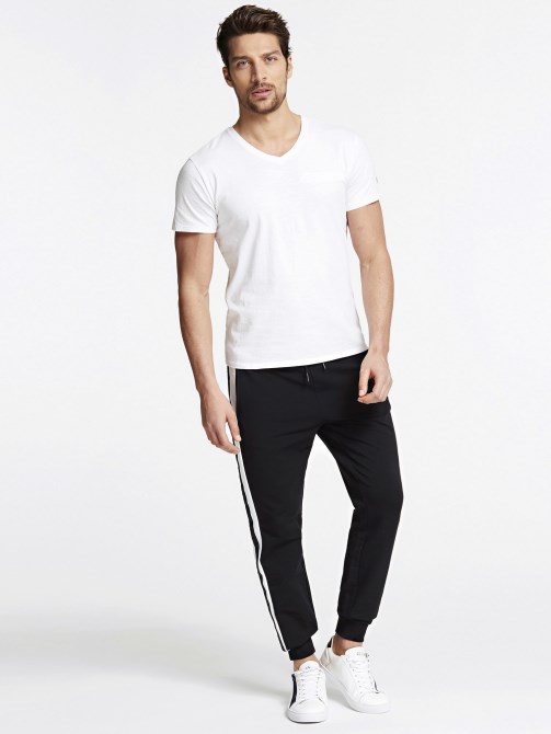 جيس تيشيرت بياقة مستديرة أبيض