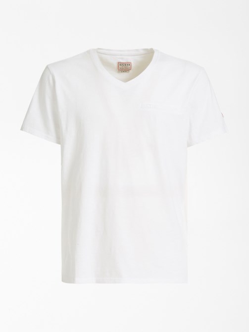 جيس تيشيرت بياقة مستديرة أبيض