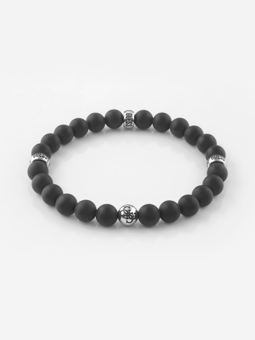 أسود 4g-icon-bracelet Guess
