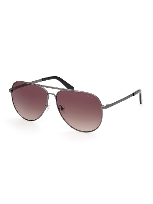 نظارة شمسية أفياتور الرمادي موديل Guess