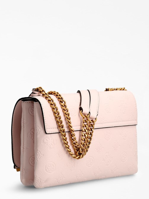 شنطة كروس مزينة بشعار Helaina من Guess