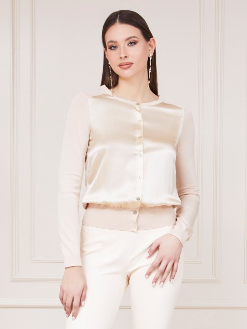 Marciano Viscose Blend Sweater Guess بيج