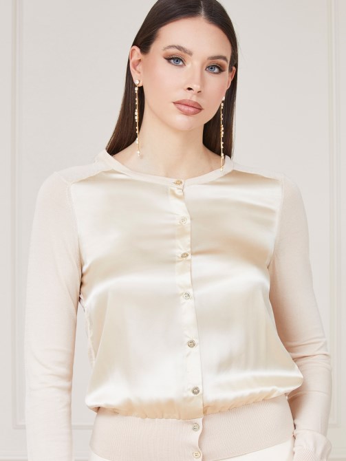Marciano Viscose Blend Sweater Guess بيج