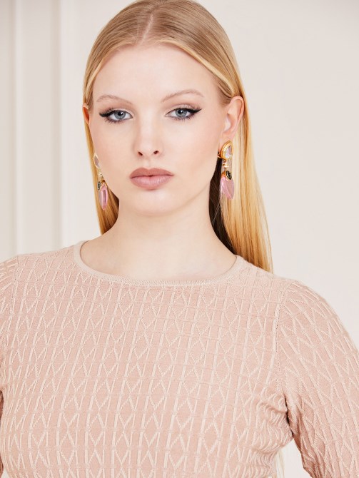 سترة جاكار Marciano Marciano البيج