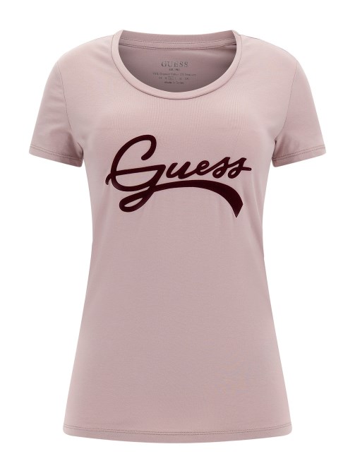 تيشيرت بشعار أمامي Guess باللون الرمادي