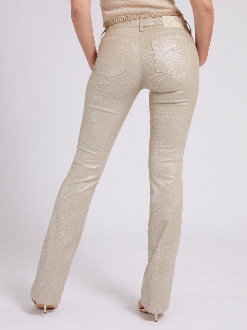 بنطال Bootcut طباعة أنيماليير بيج Guess