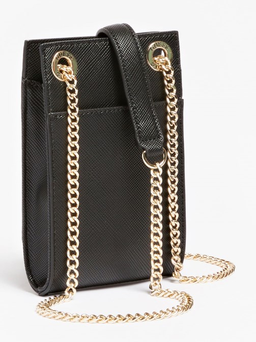 تخمين Noelle Saffiano Bandolier Black