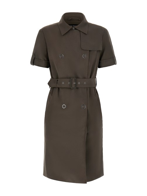 تخمين فستان مزدوج الصدر أخضر