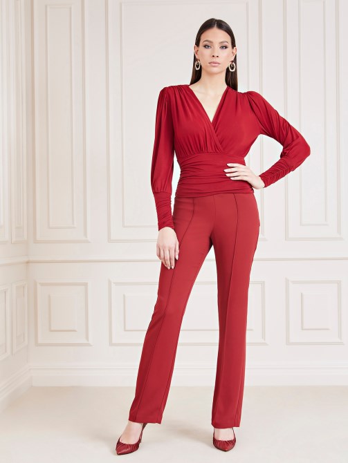 Marciano Faux Suede Red Guess