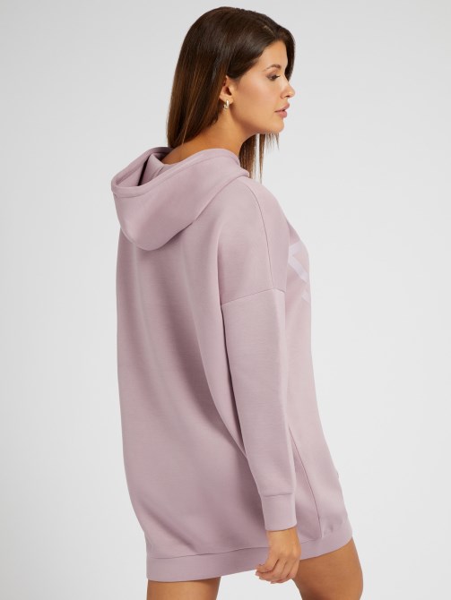 كنزة جيس بشعار أمامي بنفسجي