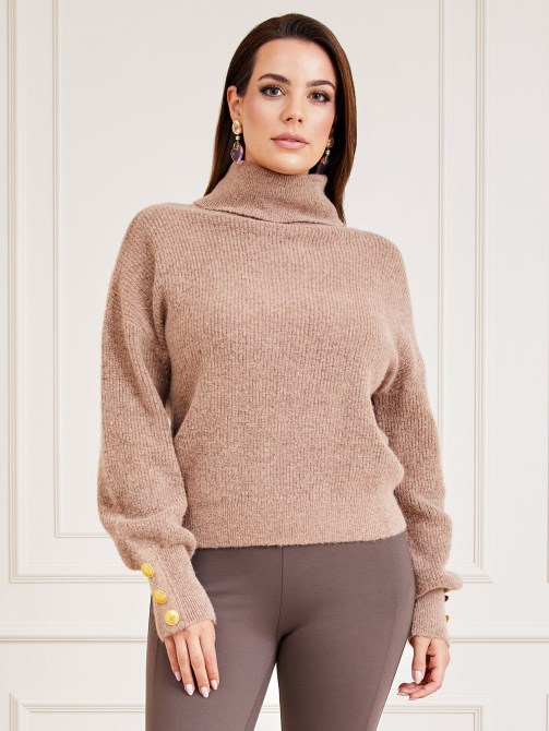 كنزة من مزيج الصوف Marciano بيج Guess