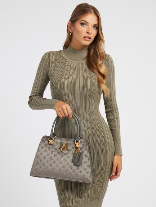 ستيفي المخملية حقيبة تخمين الرمادي