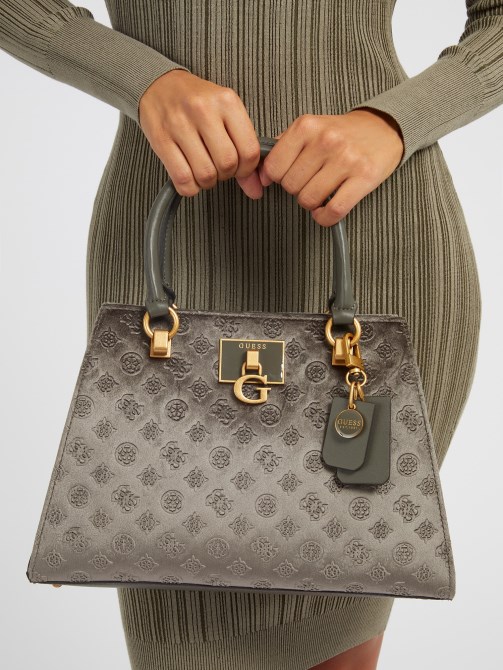 ستيفي المخملية حقيبة تخمين الرمادي