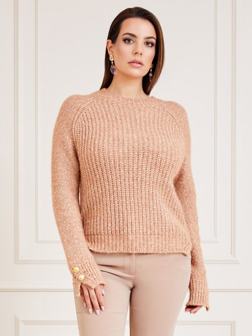 كنزة برقبة مستديرة من Marciano بيج Guess