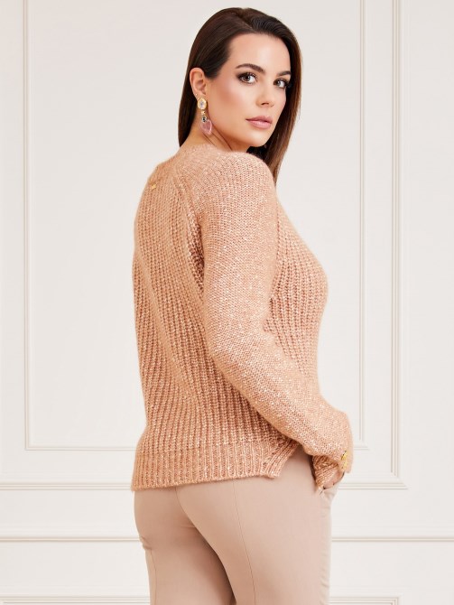 كنزة برقبة مستديرة من Marciano بيج Guess