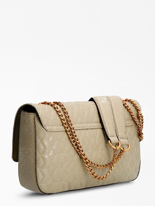 كروس بودي بشعار Isidora G Shine باللون الأخضر من Guess