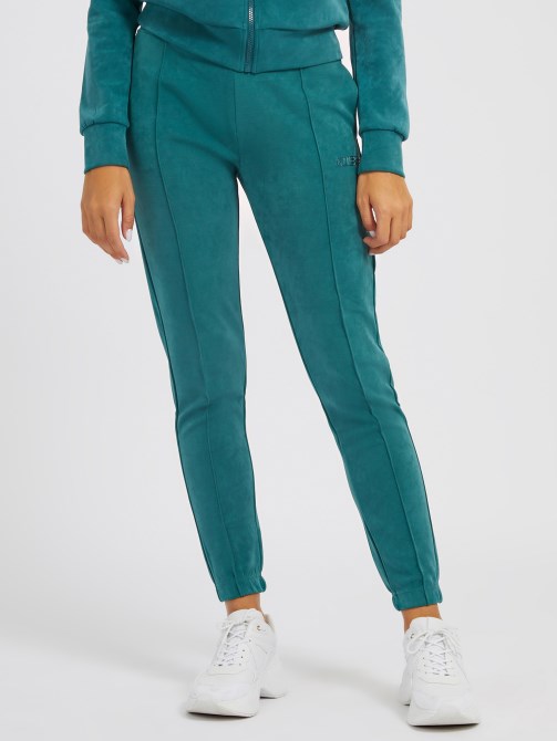 Guess Faux Suede Jogger Pant. جيس سويدي بانت