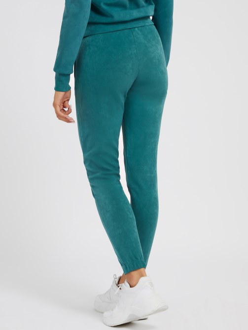 Guess Faux Suede Jogger Pant. جيس سويدي بانت