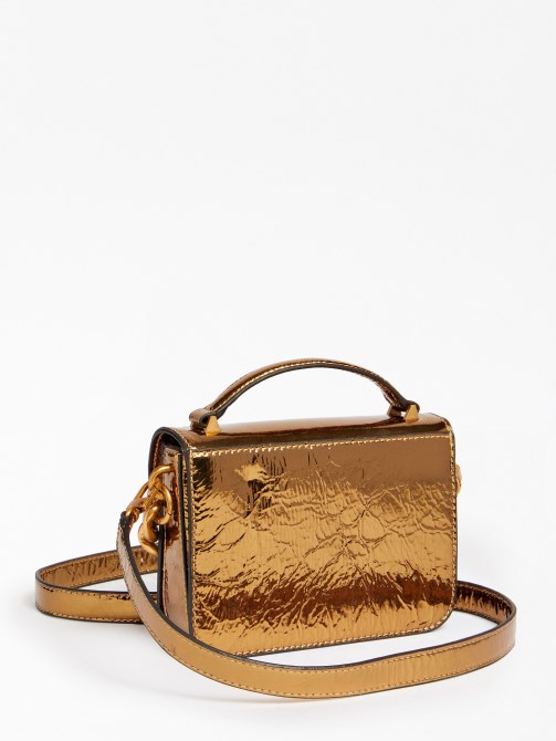 حقيبة كروس صغيرة من البرونز Guess Retour