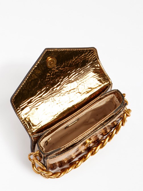 حقيبة كروس صغيرة من البرونز Guess Retour