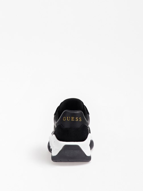 حذاء جري Kinlee Suede-insert أسود Guess