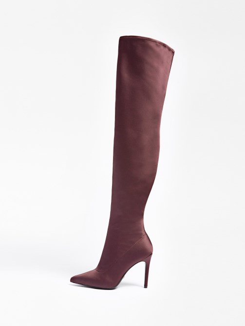 جزمة عالية من جلد الغزال Marciano بيج Guess