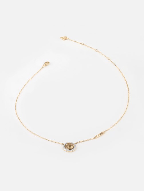 Life-in-4g-necklace Guess متعدد الذهب