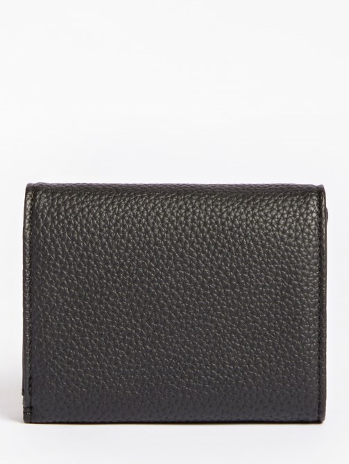 محفظة صغيرة أنيقة وسط المدينة باللون الأسود Guess