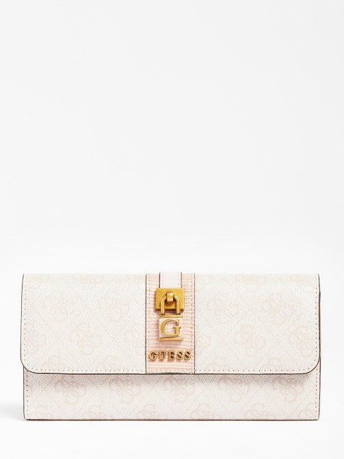 Ginevra 4g Logo Maxi Wallet كريم تخمين