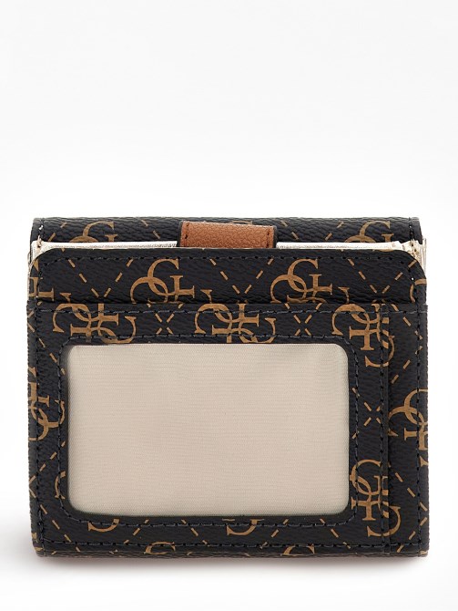 Nell 4g Logo Mini Wallet Brown Guess