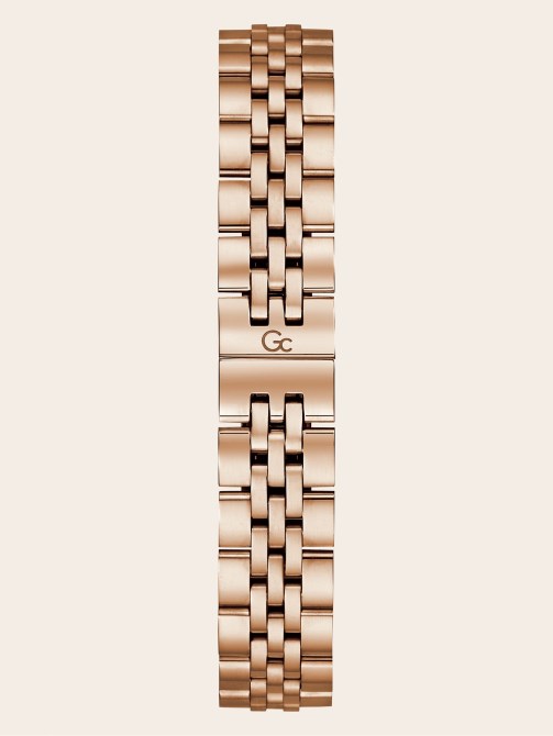ساعة Guess Gc من الفولاذ مع وظيفة التاريخ من الذهب الوردي
