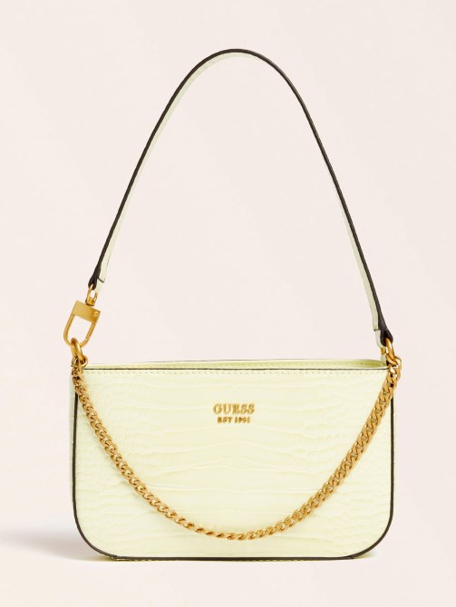 حقيبة كتف Lgl Katey Croc طباعة Guess