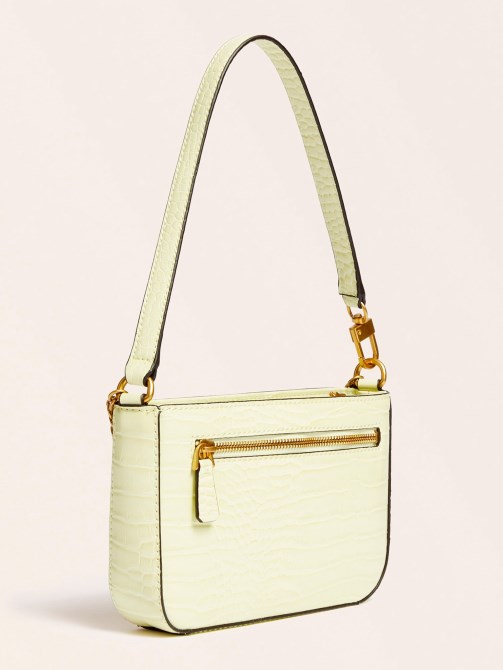 حقيبة كتف Lgl Katey Croc طباعة Guess