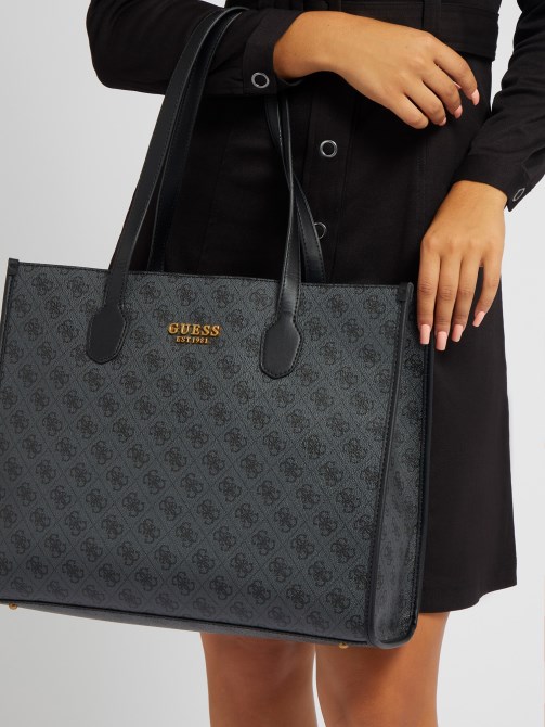 سيلفانا 4g شعار المتسوق رمادي Guess