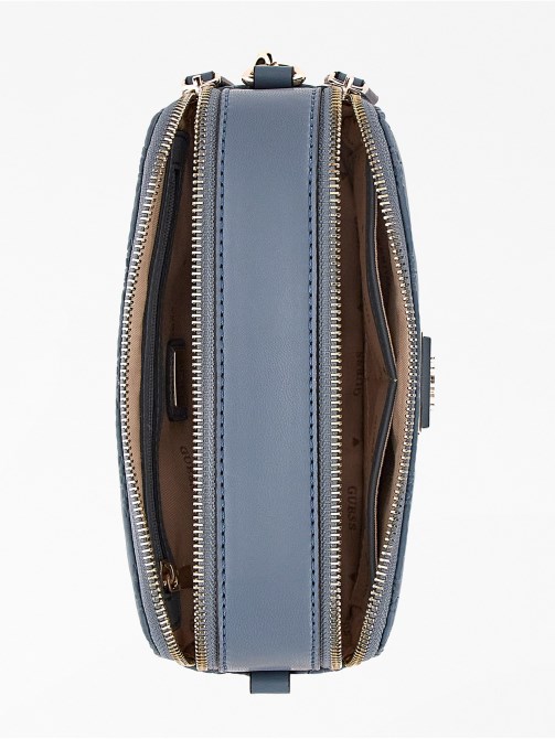 حقيبة كروس صغيرة بشعار Guess باللون الأزرق الفاتح