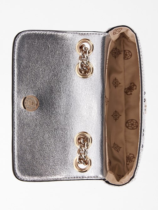 الفضة سبارك الترتر مصغرة Crossbody Guess