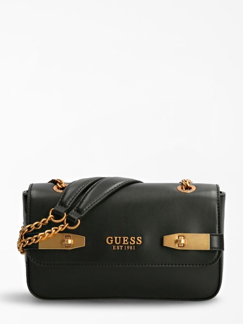 Guess Zadie Mini Crossbody أسود