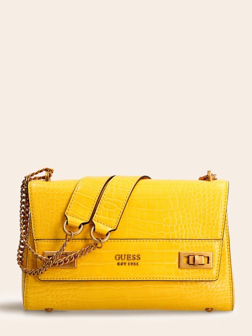 التخمين الأصفر Katey Croc طباعة كروس