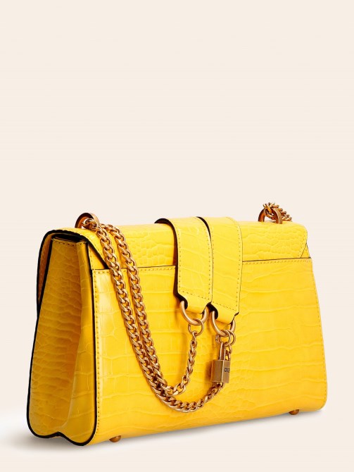التخمين الأصفر Katey Croc طباعة كروس