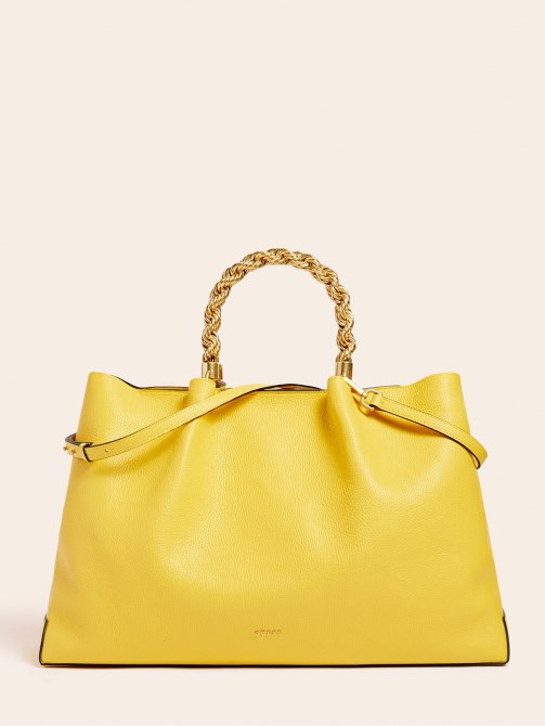 حقيبة يد حقيقية عايدة صفراء Guess