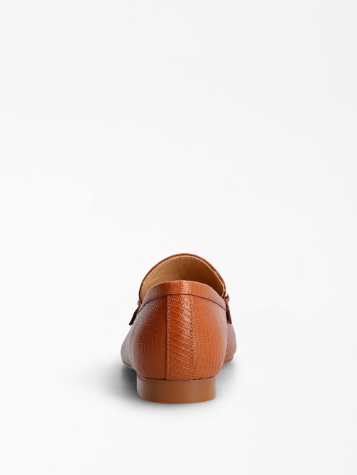 Guess براون مارتا جلد طبيعي متعطل