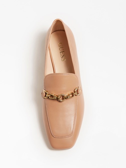 حذاء موكاسين من مزيج جلد مارتا بيج Guess