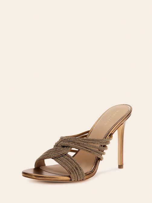 Marciano حجر الراين Sabot Gold Guess