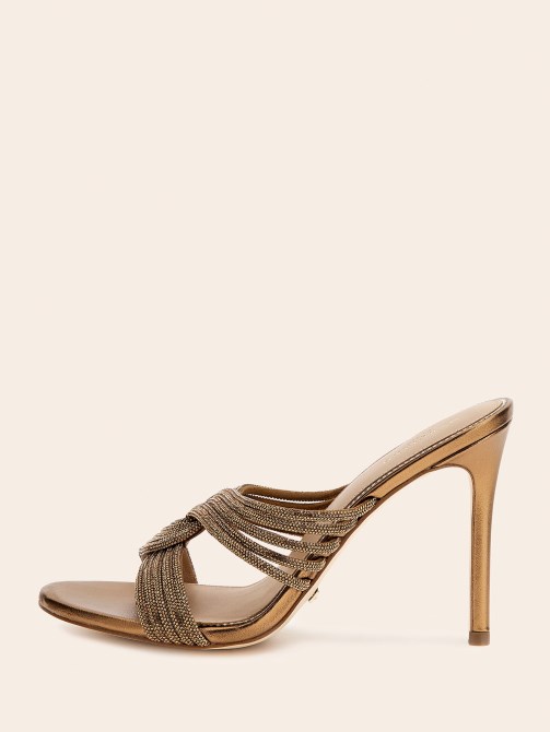 Marciano حجر الراين Sabot Gold Guess