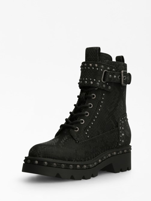 أسود Guess Varel Python Print القتالية الأصل